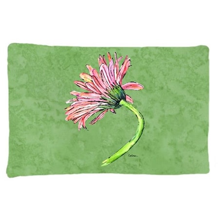 Carolines Treasures Carolines Treasures 8853PILLOWCASE 20.5 W x 30 in. Gerber Daisy Pink Moisture Wicking Fabric Standard Pillowcase 8853PILLOWCASE
